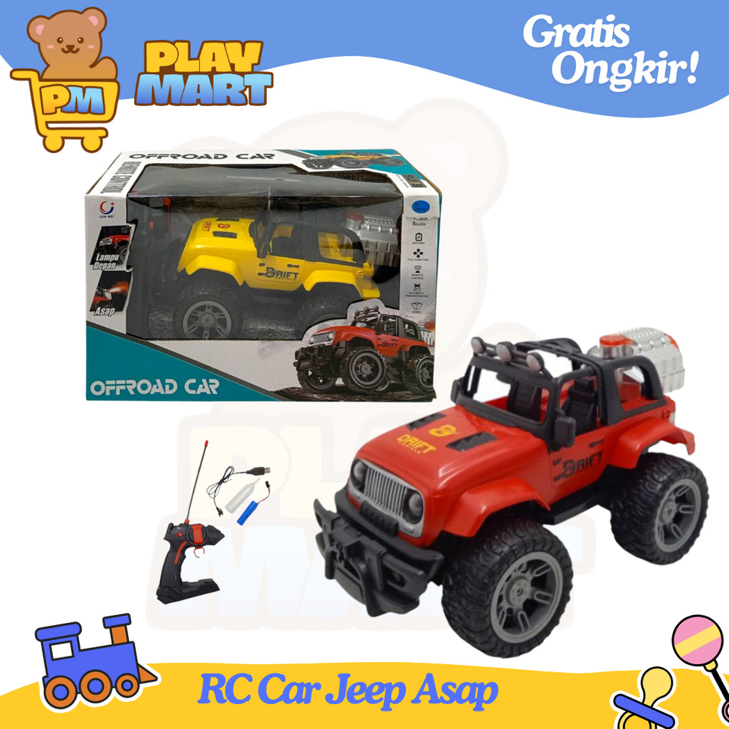 Mainan Anak Mobil Jeep Remote Control Mainan Anak Mobil Jeep Remote Control Asap