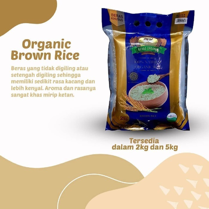 

TERBARU MD Organic Brown Rice - Beras Coklat - Organik - 2KG