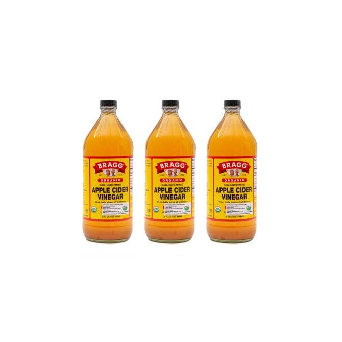 

Bundling 3 pcs Bragg Organic Raw Unfiltered Apple Cider Vinegar 946ml