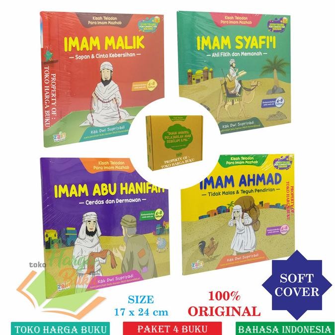 

Kisah Teladan Para Imam Mazhab KOMPLIT 1SET isi 4 Buku Empat Madzhab