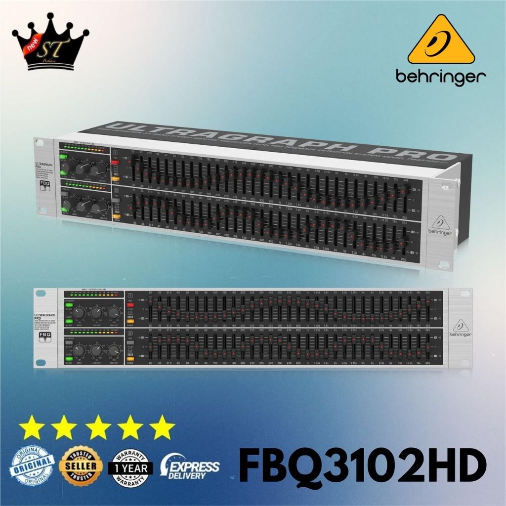 Behringer Fbq3102Hd Fbq-3102 Fbq3102 3102 Hd Graphic Equalizer 31 Band