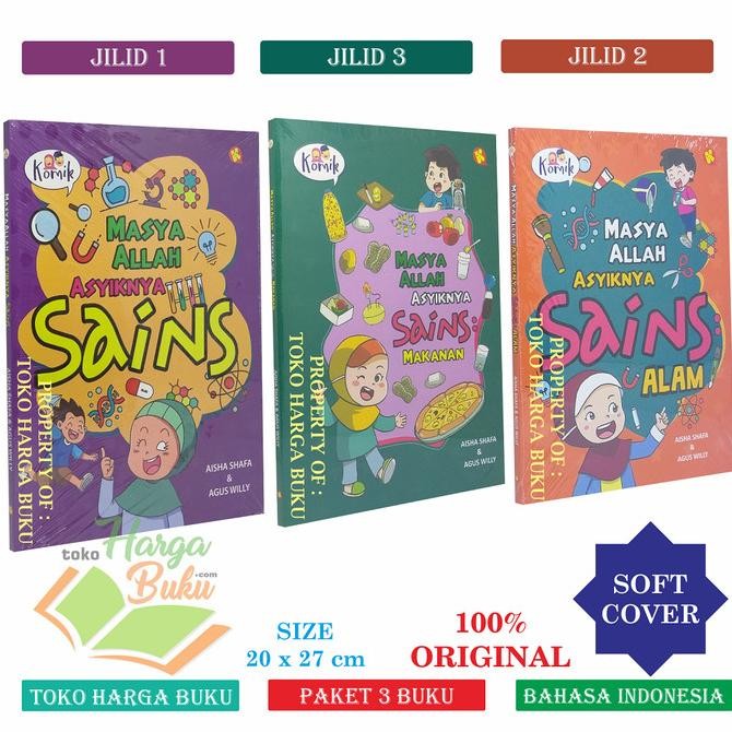 

Paket 3 Buku Komik Masya Allah Asyiknya Sains Alam Makanan - Alkautsar