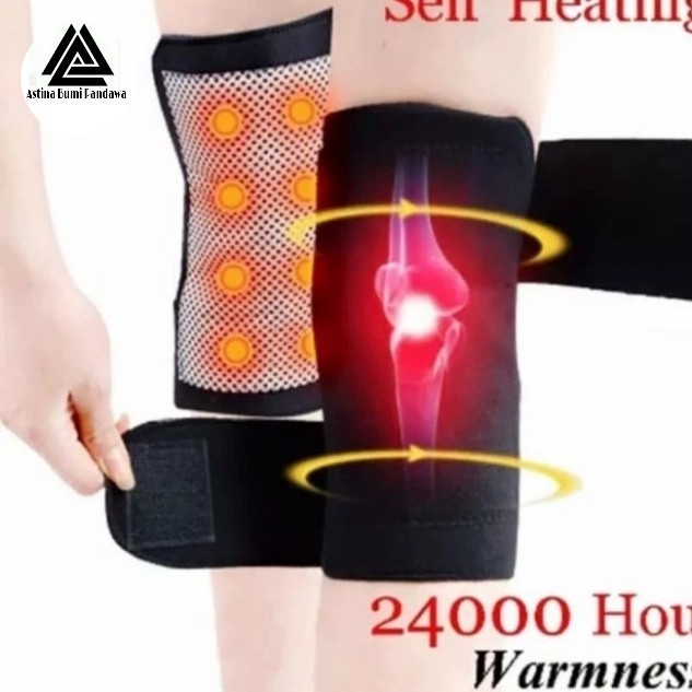 deker terapi lutut/ deker lutut dengan pemanas/ bantalan lutut
