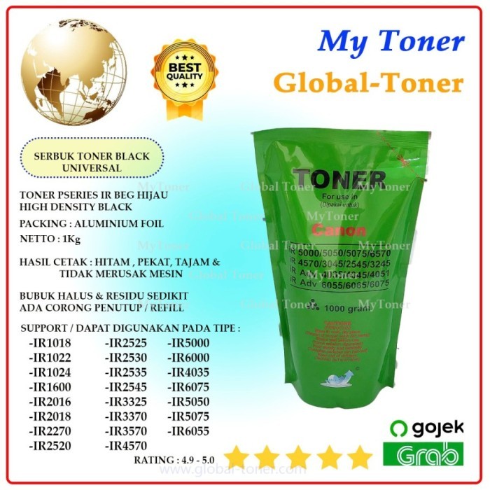 TERBARU Serbuk Toner IR1435 IR-1435 IR1435IF NPG68 NPG-68 GPR-54 C-EXV50