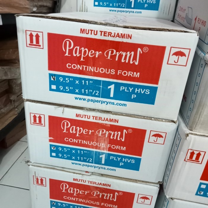 

NEW Kertas CF Continuous Form 1 Ply Utuh Paper Print