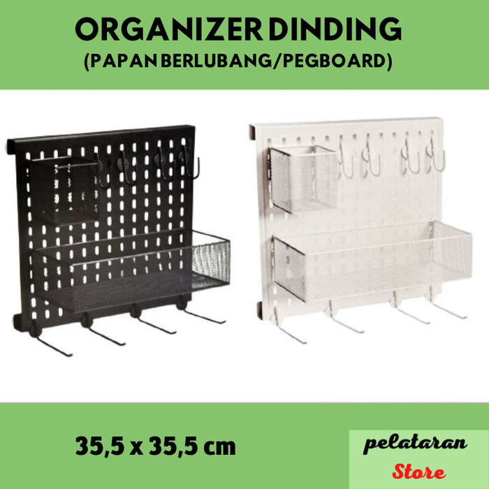 

TERBARU Papan Berlubang Pegboard Rak Dinding Wall Organizer Dan Aksesoris HOT SALE!