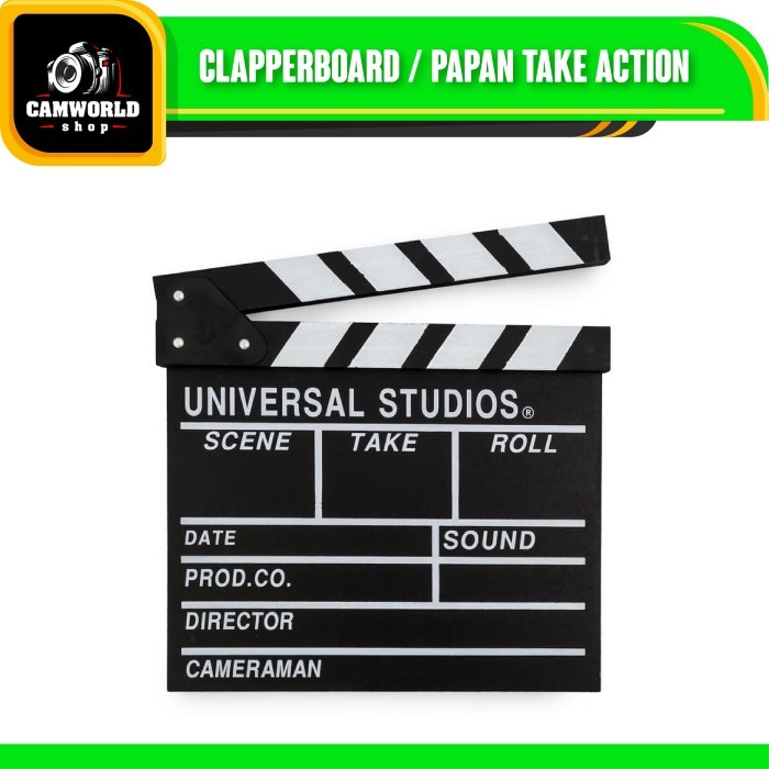 

TERBARU Clapperboard / Papan Take Action / Clapper Board HOT SALE!