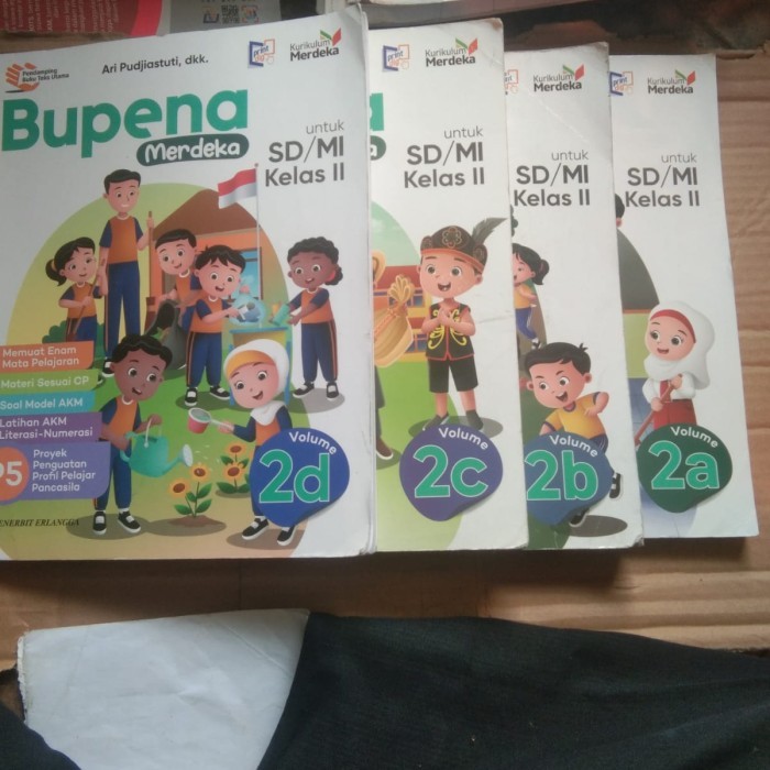 Buku Bupena Merdeka Sd Kelas 2 A,B,C Dan D Terlaris 100 % Original