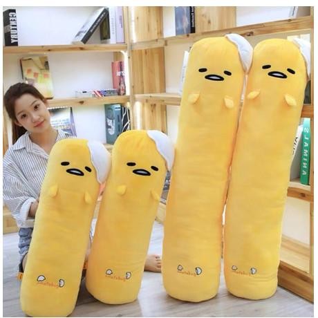 BONEKA GULING GUDETAMA JUMBO BESAR GEDE 110CM KUNING IMPORT LUCU IMPOR [terbaik]
