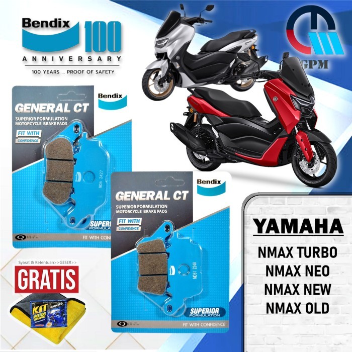 Terlaris Bendix Bendixyamaha Nmax Depan Belakang
