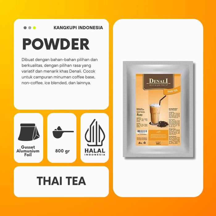 

Termurah Denali Powder Thai Tea