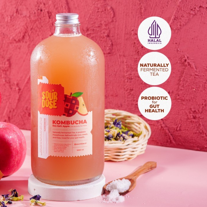 

Diskon Kombucha Sea Salt Apple - 1000Ml By Sourdose