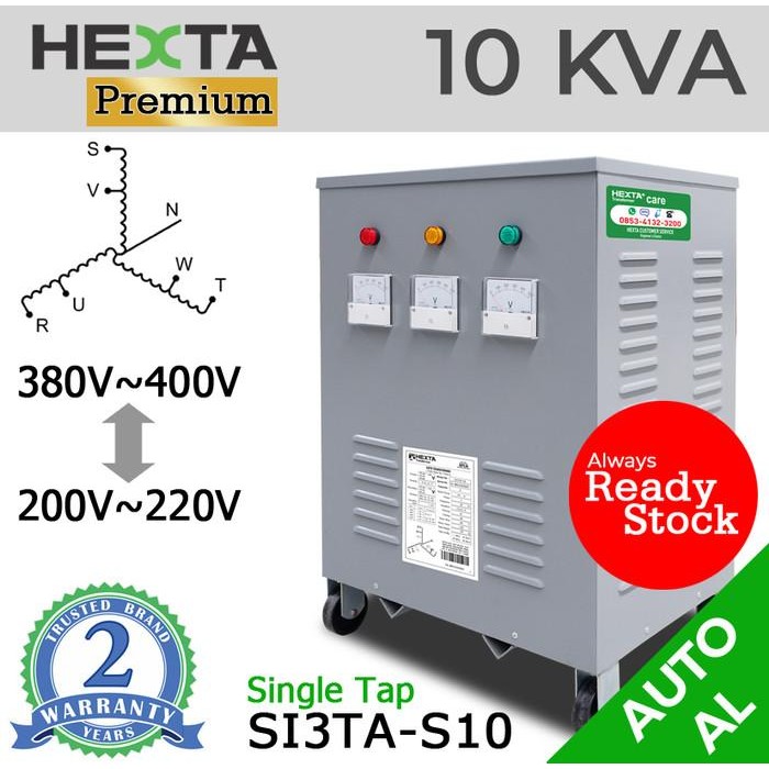 Trafo Listrik Step Up Down Hexta 10 Kva