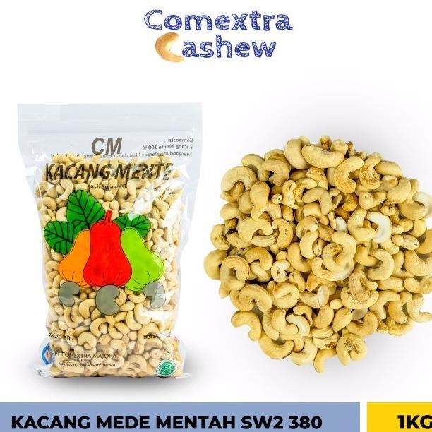 

Kacang Mede Mentah SW2 380 1 Kg - Sulawesi Cashew Kacang Mente / Mete [terbaik]