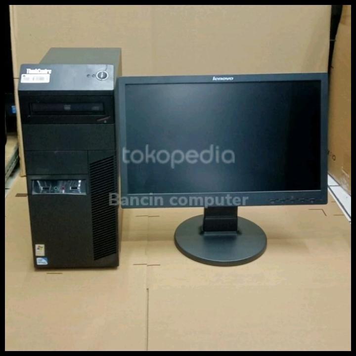 PAKETAN PC LENOVO CORE I3 2100 RAM 4GB HDD 500GB + MONITOR LCD 19INCH