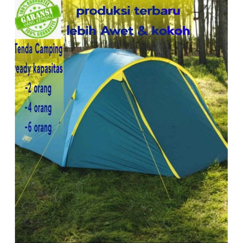Tenda Camping Murah 4-2-6 Orang Tenda Kemping Lipat New Pavillo