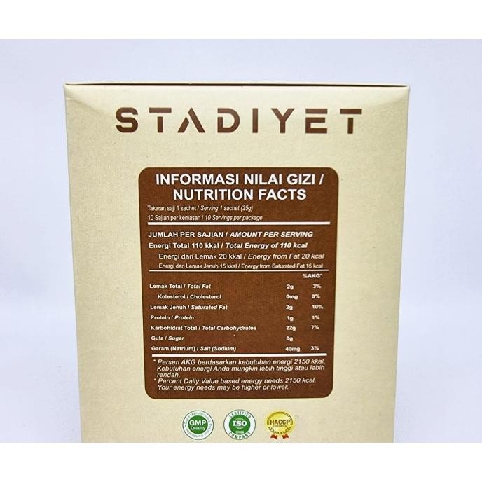 

Stadiyet Coffee 10 Sachets 250 Gr Kopi Diet Fat Burner Burn Javaprime