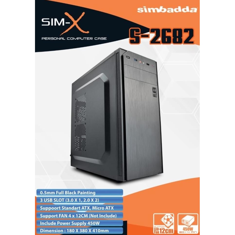 Promo Casing PC Simbadda X Series S-2680 - SimX