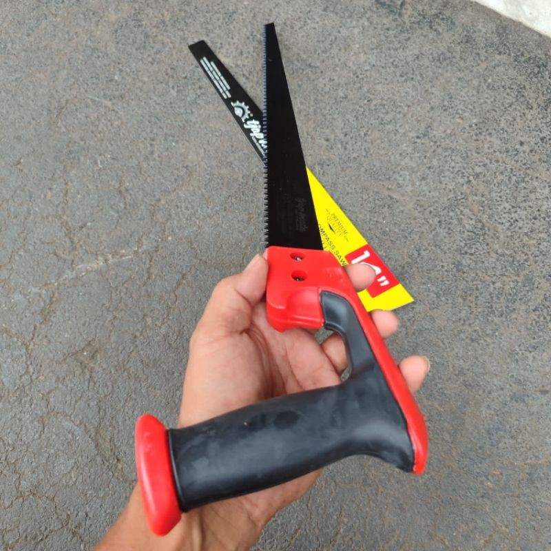 Gergaji kayu 14" tjap mata model lancip gergaji triplek