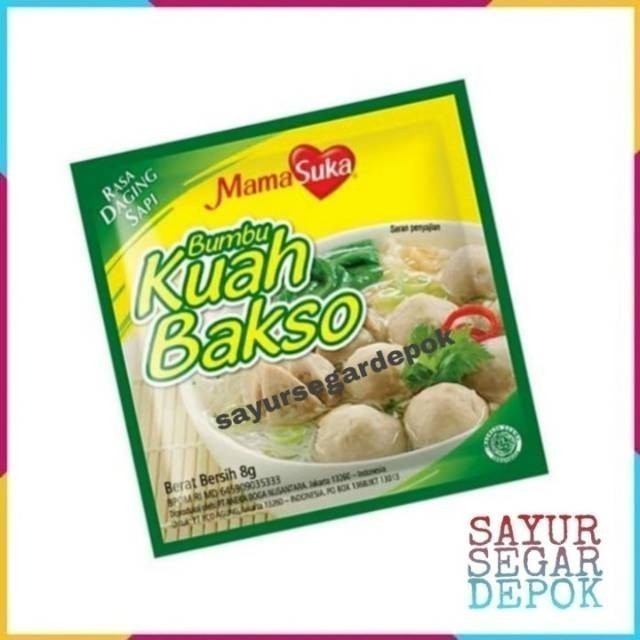 

Kuah bakso mama suka 1 sachet / sayur segar kalibata