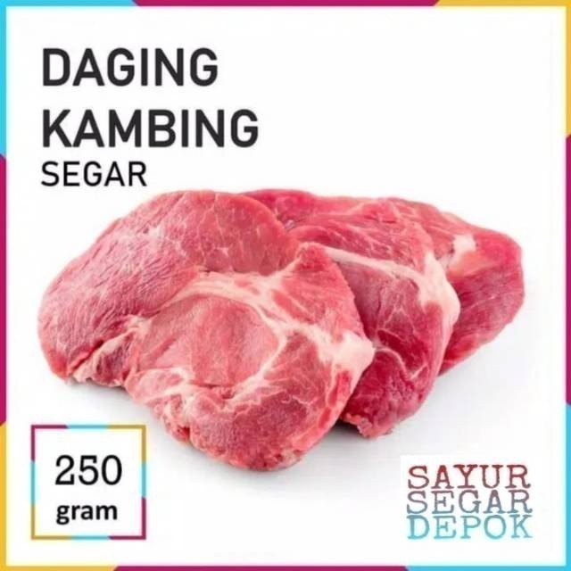 

DAGING KAMBING 250 GRAM / SAYUR SEGAR DEPOK