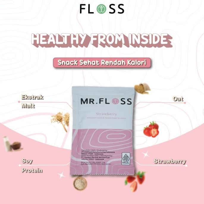 

Terpercaya ! Mr.Floss - Meal Replacement - Isi 7 Sachet