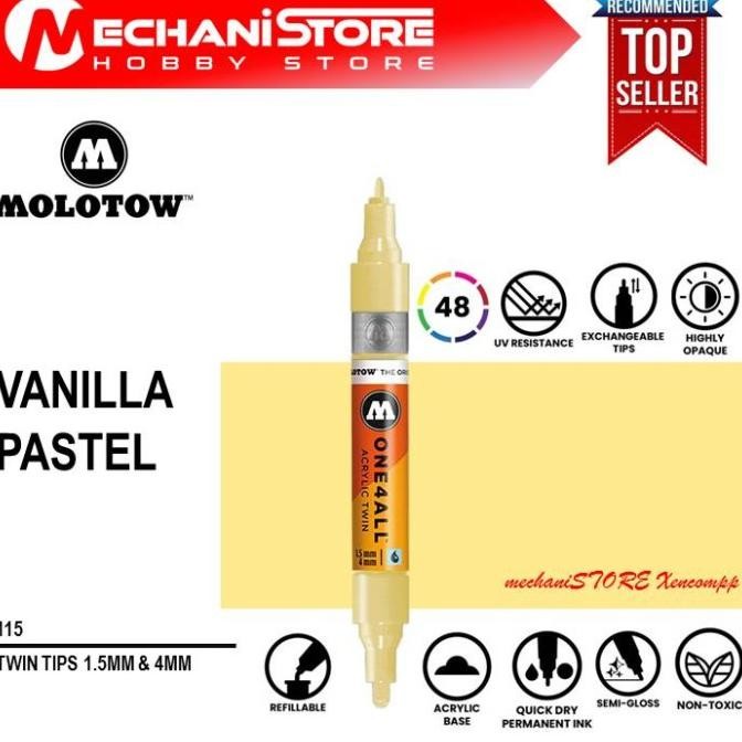 

MOLOTOW One4All Twin Marker VANILLA PASTEL 115 - ALT Gundam Marker