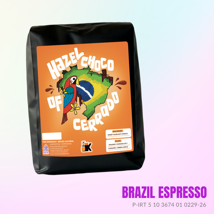 

Biji Kopi Brazil Arabika Espresso Natural 1Kg