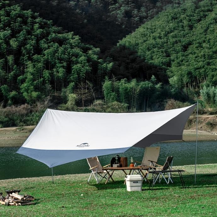 Flysheet Hexagonal Naturehike 520X460Cm Nh16T013-S Large With 2 Poles