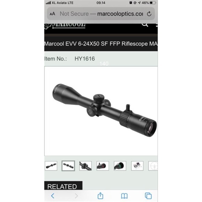 Teleskop Marcool Evoer 6-24X50 Ffp Sfir Terbaru 2020