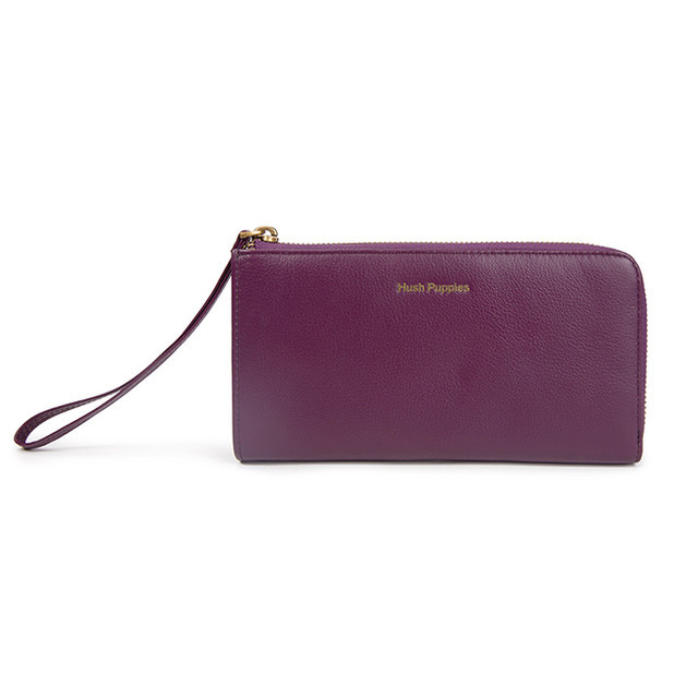 Hush Puppies Dompet Wanita Ashlee Long Zip Wallet Purple