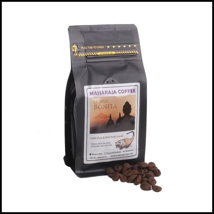 

Wild Kopi Luwak Robusta La Java Bonita Robusta 4,5Oz/120G