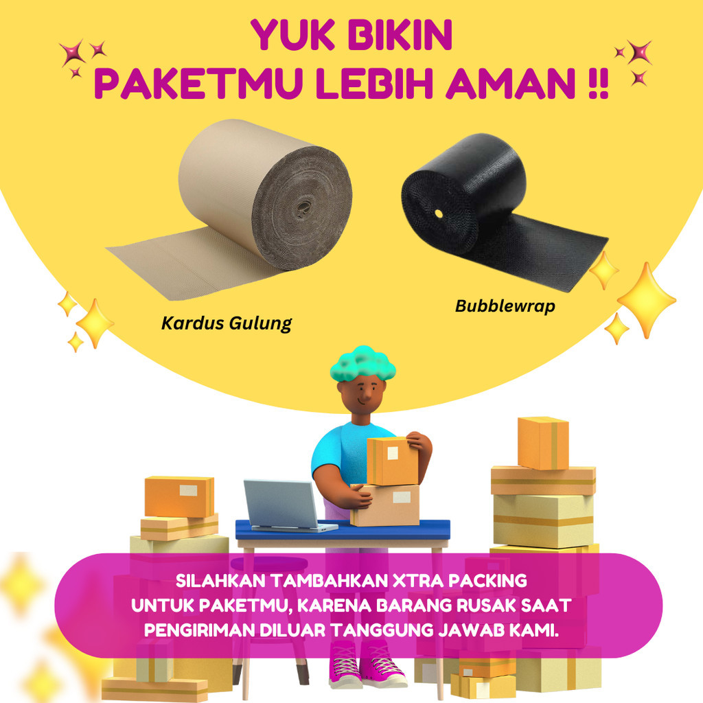 

EXTRA TAMBAHAN BUBBLE WRAP / KARDUS
