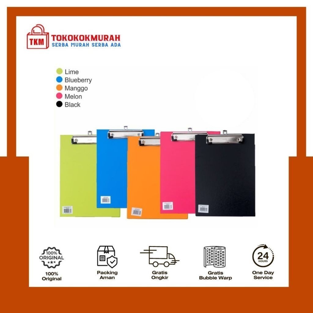 

BANTEX CLIP BOARD 4206 UKURAN A5
