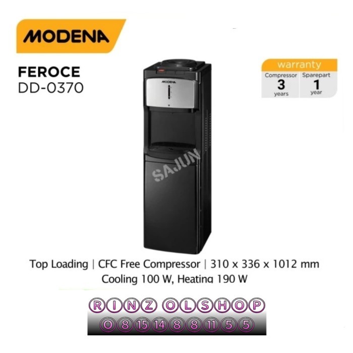 DISPENSER MODENA FEROCE DD-0370 GALON ATAS DD0370