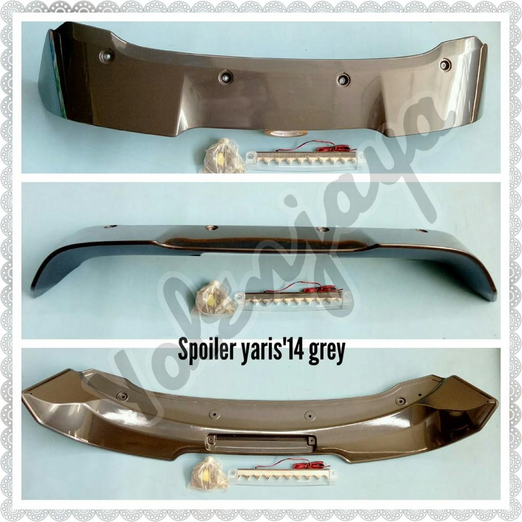 Spoiler Yaris 2014 Grey