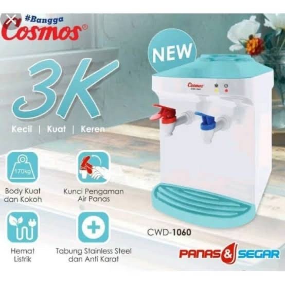 Dispenser miyako hot n normal panas dingin kecil wd 185 h kecil murah