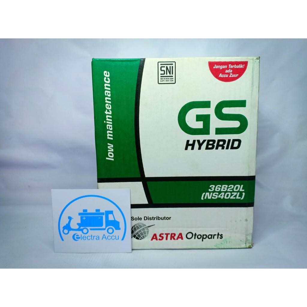 Aki Mobil Toyota Calya Ns40Zl Gs Astra Hybrid Accu Basah Original Ori