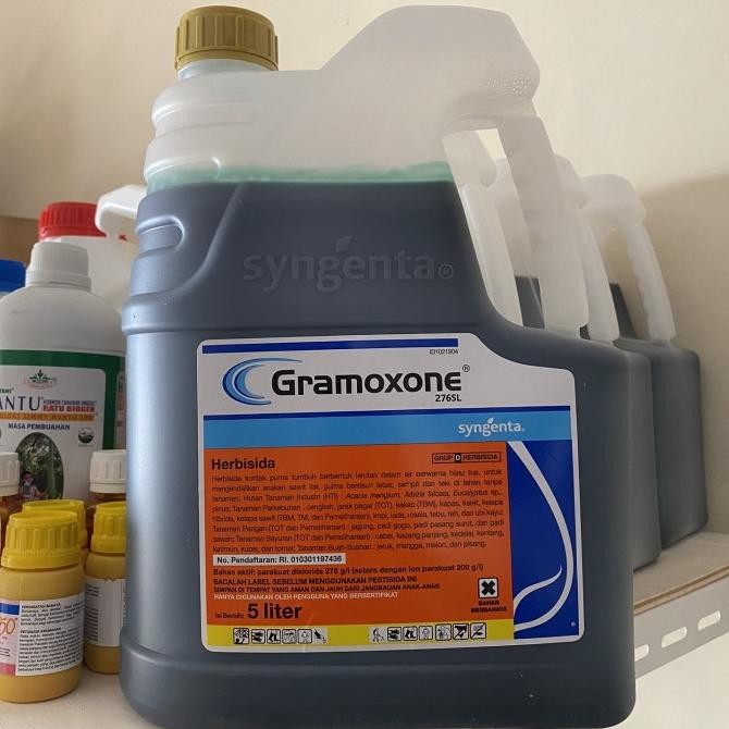 Herbisida Gramoxone 276SL Racun Rumput Bakar Parakuat Syngenta 5L
