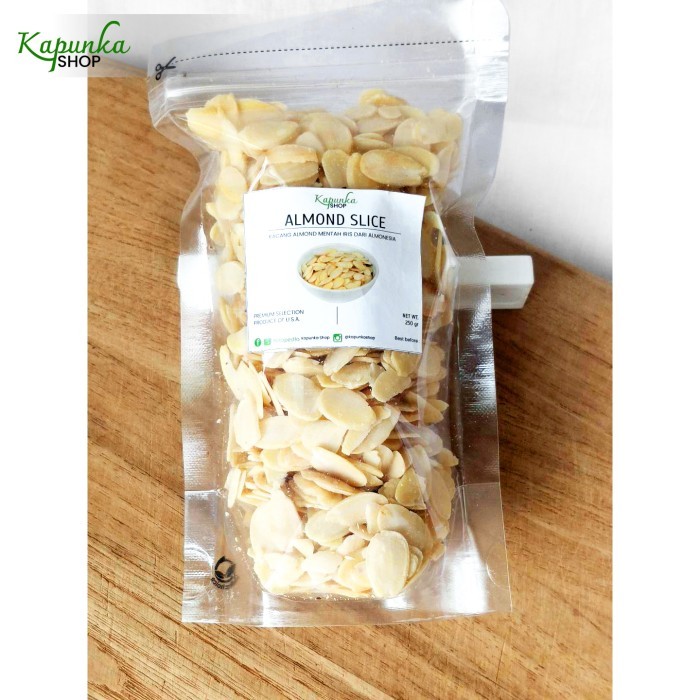 

Legend - Kacang Almond Slice Mentah 250Gr/Kacang Almond Mentah Iris/Almonesia