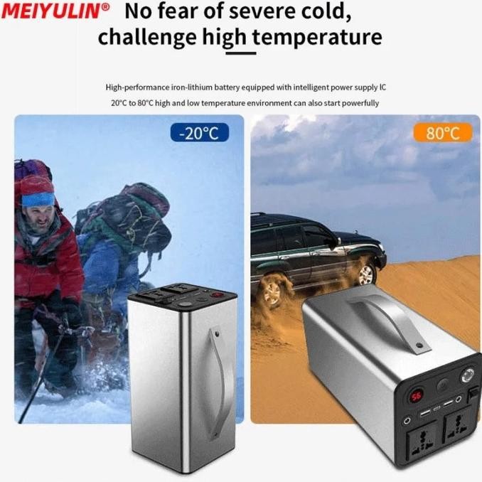 Power Station Portable Solar Generator Power Bank AC DC [terbaik]