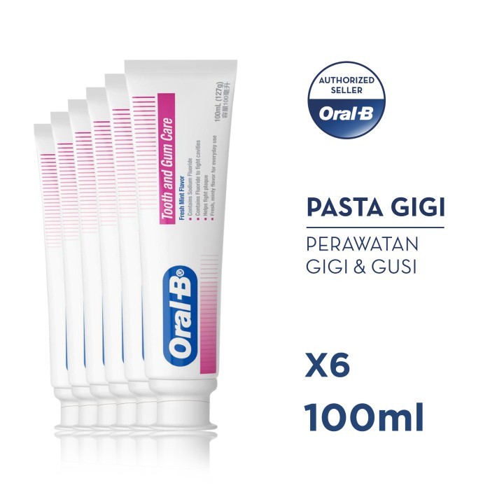 Oral-B Pasta Gigi Tooth And Gum Care Paste 100Ml - Isi 6
