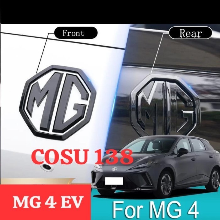 BEBAS ONGKIR - Cover Emblem Kap Mesin Mobil Depan Belakang Logo MG MG4 EV
