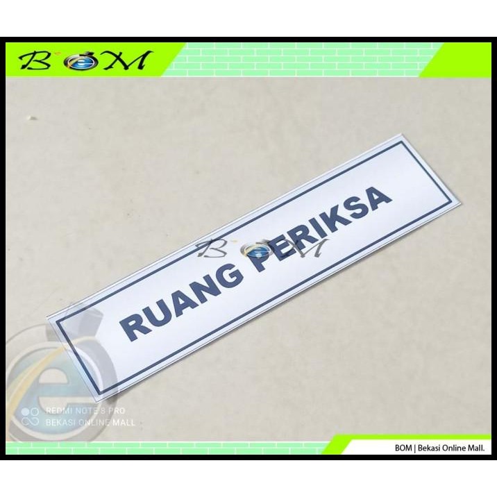 

HOT DEAL STIKER STICKER TULISAN LABEL TEMPAT RUANG PERIKSA !!!!