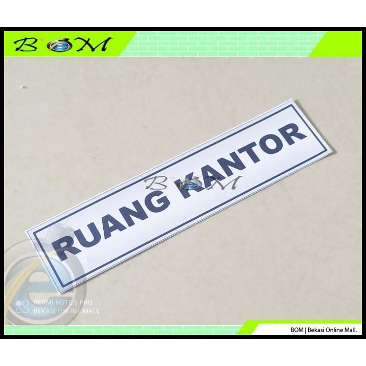 

HOT DEAL STIKER STICKER TULISAN LABEL TEMPAT RUANG KANTOR