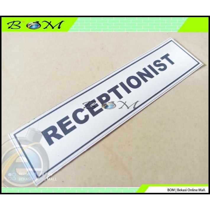 

TERBARU STIKER STICKER TULISAN LABEL TEMPAT RUANGAN RECEPTIONIST !!!!