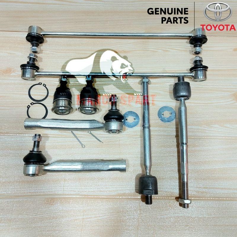 Ball Joint-Tie Rod End-Rack End-Link Stabil Set New Vios Yaris 2007-2013