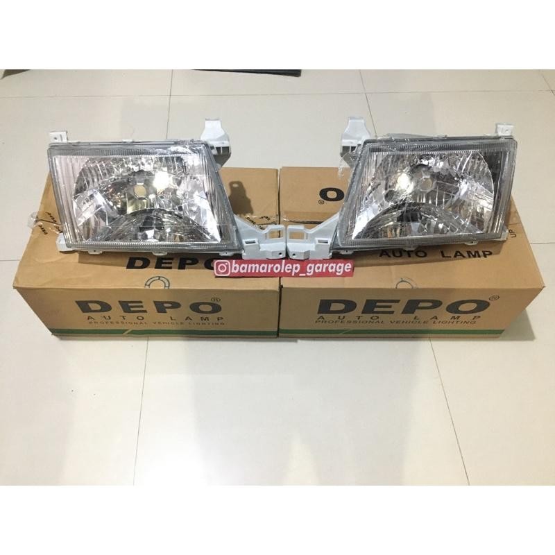 Lampu Depan Headlamp Kijang Kapsul 2000-2002 Depo
