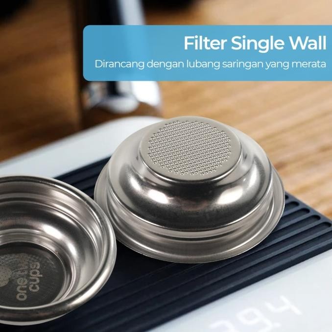 

Coffee Filter Basket Portafilter Non Pressurize Single Wall 58mm