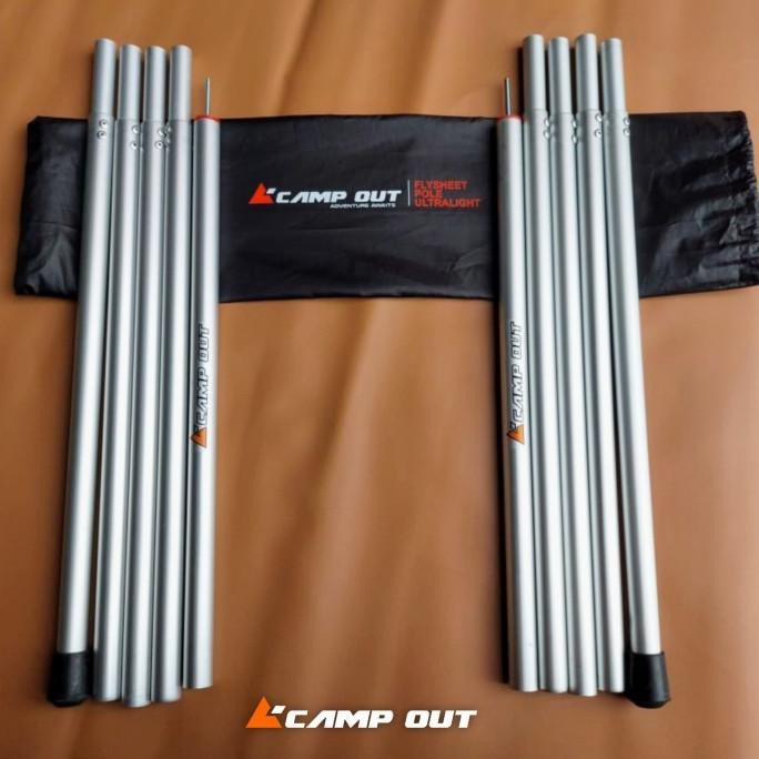 Tiang Flysheet Alumunium - Tiang Tenda Camping - Tiang Flysheet